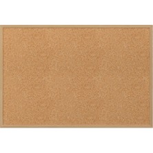 Kahverengi Ahşap Mantar Pano Çerçevesi 90X120CM, Şık ve Doğal Dekor Seçeneği