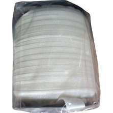 Çamaşır Lastiği Düz 1 cm  75 Metre 1 Top Ekru