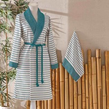 Bambu Bamboo Dreams Bornoz Seti Petrol S/m