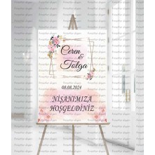 Kişiye Özel Hoşgeldiniz ve Kutlama Panosu 33X48 cm