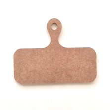 Boyanabilir Ham Mdf Kısa Sunum ve Taş Boyama Panosu, Ahşap Hobi Objesi