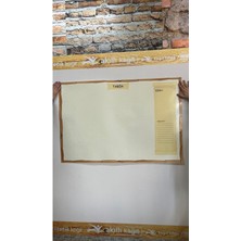 Çok Renkli Yapışkanlı Tarih Branş Tahtası 80X120 cm