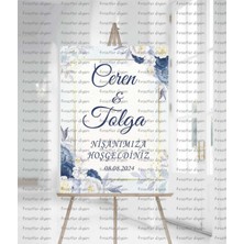 Kişiye Özel Hoşgeldiniz Karşılama Afişi, 33X48 Cm, Şık ve Anlamlı Tasarım