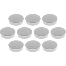 25 mm Gri Yazı Tahtası Pano Mıknatısı, 10 Adet, Hobby Kullanım Için