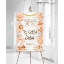 Kişiye Özel Sünnet ve Doğum Günü Hoşgeldiniz Panosu 33X48 cm