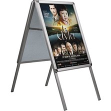 70X100 Açılır Kapanır Ayaklı Reklam Panosu, Şık ve Kullanışlı Poster Standı
