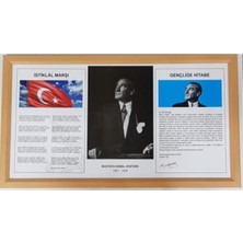 3'lü Mdf Çerçeve Seti, Şık ve Modern Dekorasyon Için Uygun