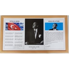 50X90CM Mdf Çerçeve Seti, 3'lü, Şık ve Modern Tasarım