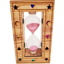 Ahşap Işıklı Kum Saati