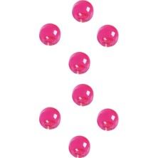 Pembe 14 mm 8'li Küre Mıknatıs Seti, Dekoratif ve Güçlü Manyetikler