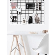 Şık Metal Fotoğraf ve Notluk Askısı 55X75 Cm, Duvar Dekoru
