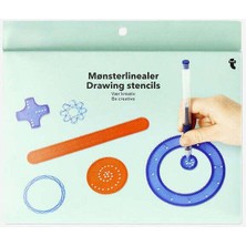 Geometrik Çizim Araçları Seti, Yaratıcı ve Çok Amaçlı Tasarım Malzemeleri