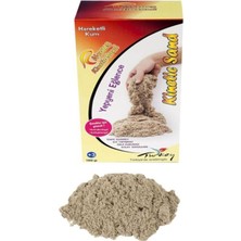 Sarı Kinetik Kum 500 Gr, Eğlenceli ve Yaratıcı Oyun Seti