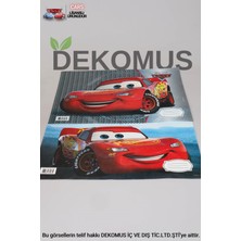 Yeni Sezon Lisanslı Cars 2 Çiftli Beslenme Örtüsü, Renkli ve Şık Tasarım