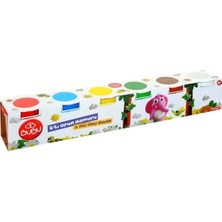Renkli Büyük Oyun Hamuru Paketi, 6'lı, 6X100GR, Eğlenceli ve Yaratıcı Aktiviteler Için
