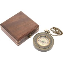 Ahşap Kutulu Pusula Model 4