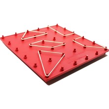 Renkli Geometrik Tahta ile Eğlenceli ve Eğitici Aktivite Seti