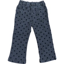 Kız Bebek/çocuk Ispanyol Paça Jean Kot Pantolon %98 Pamuk