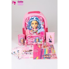 Peluş Koleksiyon Okul Çantası ve Kırtasiye Seti, Renkli ve Sevimli Tasarım