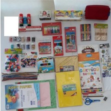 Renkli Okul Öncesi ve Kreş Kırtasiye Seti, Eğlenceli ve Kullanışlı Paket
