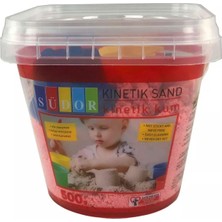 Pembe Kinetik Kum 500 Gr, Eğlenceli ve Yaratıcı Oyun Malzemesi