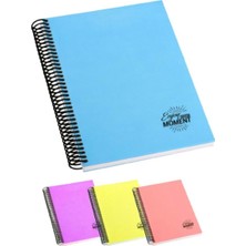 Pastel Renkli 17X24 Defter 120 Sayfa, Şık ve Kullanışlı Seçenek