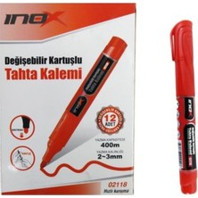 Kırmızı Tahta Kalem Kartuşlu 02118, Tekli Fiyatlı, Kaliteli ve Renkli Yazım Keyfi