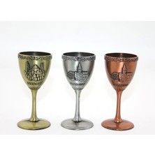 Metal Istanbul Yöresel Kadeh Bardak