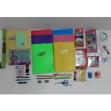 Okula Dönüş Kırtasiye Seti, 2-4. Sınıf, Renkli ve Şık Tasarım