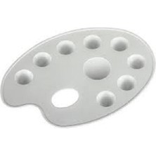 Renkli Boya Paleti, Sanat ve Hobi Için Çok Renkli Çalışma Seti