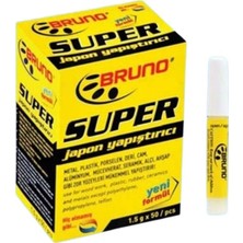 Japon Yapıştırıcı 1.5 gr 50'li, Dayanıklı ve Güçlü Yapışma Özelliği