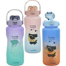 Bebekler Için 2 Litrelik Şeffaf Plastik Su Şişesi, Dayanıklı ve Kullanışlı Tasarım