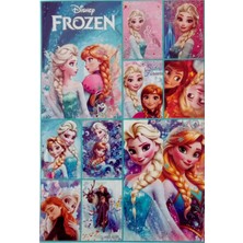 Frozen Elsa Temalı Şık Çıkartma Seti, 10 Adet Farklı Boyutta Yapıştırma Ürünü