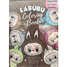 Stickerlı, Arka Kapaklı, Kesilebilir, 16 Sayfalı Boyama Kitabı