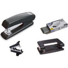 Siyah Zımba Delgeç ve Tel Sökücü Seti No:24/6, Pratik ve Güçlü Kullanım