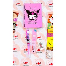 Sevimli Kuromi Kırtasiye Seti 0,7, Renkli ve Eğlenceli Yazma Alışkanlığı Için Ideal