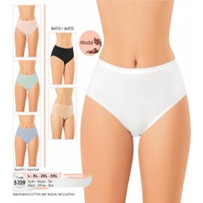 Iç Giyim Kota Modal Kumaş (6 Adet) Bato Külot Asortili Paket Büyük Bedenli