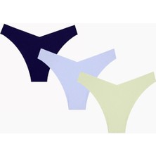 Iç Giyim Nbb 3'lü Lazer Iz Yapmaz V Shape Brazillian Külot