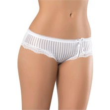 Iç Giyim Erdem Şık Fiyonklu Dantelli Bikini Külot  (6 Adet)