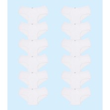 %100 Pamuk Penye Erkek Slip Külot 002 12 Adet