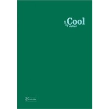 Yeşil Dikişli Plastik Kapaklı A4 Müzik Defteri 40 Yaprak