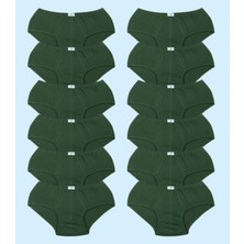 Ceylanoğlu %100 Pamuk Penye Erkek Slip Külot 002 (12 Adet)