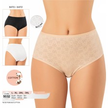 Iç Giyim Kota %100 Pamuk Büyük Beden (6 Adet) Bato Külot