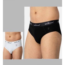 Iç Giyim (6 Adet) Boxman Özel Modal Kumaş Kalın Kemer Elit Erkek Slip Külot