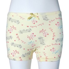 Likra Empirme Kız Şort Külot Karışık Renkli 6850 (6 Adet)