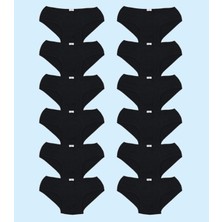 Ceylanoğlu %100 Pamuk Penye Erkek Slip Külot 002 (12 Adet)