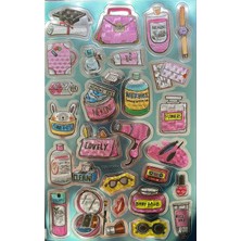 Günlük Bakım Çıkartmaları, Renkli ve Eğlenceli Yapışkan Stickerlar
