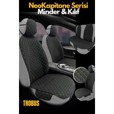 Mercedes Sl (R107) 1971-1989 – Neokapitone Oto Koltuk Kılıfı Siyah | 4 Mevsim, Nefes Alan, Kaymaz