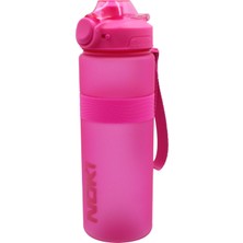 Kilitli Kapaklı 1000 ml Pembe Plastik Matara, Sağlıklı ve Şık Tasarım