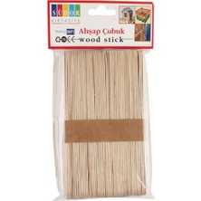 Doğal Büyük Dil Çubuğu 50'li, Sağlıklı ve Hijyenik Kullanım Için Ideal